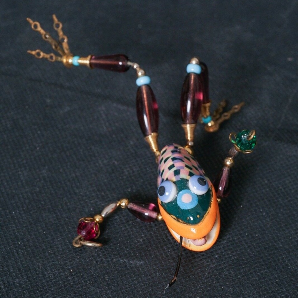 Cynthia Chuang Jewelry 10 Hand Made Frog Pin CRITTERS CREATION